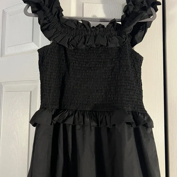 Caroline Constas Black Ruffled  Dress - Picture 5 of 11